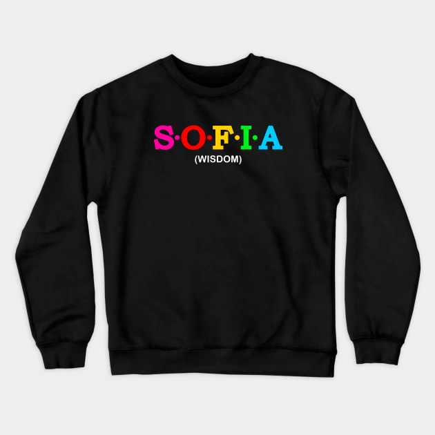 Sofia - Wisdom. Crewneck Sweatshirt by Koolstudio